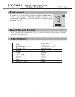 Preview for 10 page of Rosewill RHAF-16003 User Manual