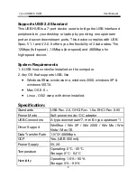 Предварительный просмотр 2 страницы Rosewill RHUB-310B User Manual