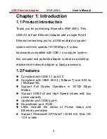 Предварительный просмотр 3 страницы Rosewill RNF-405U User Manual