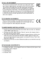 Preview for 2 page of Rosewill RNWA-PoE-4065 Instruction Manual