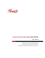 Preview for 1 page of Rosewill RNX-AC600UB User Manual