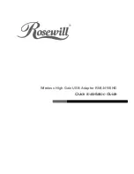 Rosewill RNX-N150HG Quick Installation Manual предпросмотр