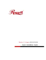 Rosewill RNX-N250UB Quick Installation Manual предпросмотр