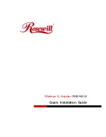 Предварительный просмотр 1 страницы Rosewill RNX-N2LX Quick Installation Manual