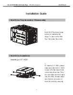 Preview for 5 page of Rosewill RSV-SATA-Cage-34 User Manual