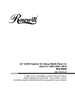 Rosewill RX-C202 User Manual preview