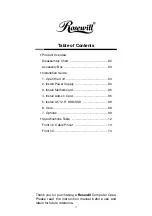 Preview for 3 page of Rosewill SPECTRA D100 Quick User Manual