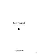 Preview for 1 page of Roshults 200015 User Manual