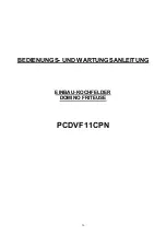 Preview for 16 page of ROSIERES PCDVF11CPN Use And Maintenance Manual