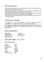 Preview for 25 page of ROSIERES RDCF 43 MIN Use And Maintenance Instructions