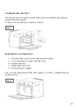 Preview for 43 page of ROSIERES RDCF 43 MIN Use And Maintenance Instructions