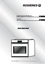 Preview for 1 page of ROSIERES RF 6284 IN User Instructions