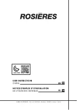 ROSIERES RFC5870PNI User Manual preview