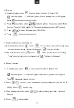 Preview for 18 page of ROSIERES RFV 470X User Instructions