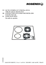 ROSIERES RGI 622 Instructions For Using And Installing preview