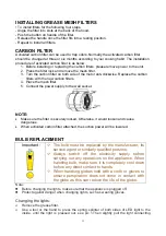 Preview for 12 page of ROSIERES RHP90TX Instruction Manual