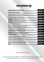 Preview for 1 page of ROSIERES RI633DC Instruction Manual