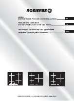 ROSIERES RID342B Instructions For Use And Installation preview