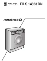 Preview for 1 page of ROSIERES RILS 14853 DN User Instructions