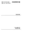 ROSIERES RLI 920 User Instructions preview