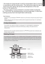 Preview for 5 page of ROSIERES RMC634TPS Instruction Manual