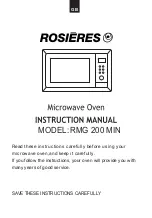 Предварительный просмотр 2 страницы ROSIERES RMG 200 MIN User Instructions