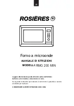 Предварительный просмотр 41 страницы ROSIERES RMG 200 MIN User Instructions