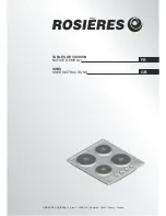 Preview for 1 page of ROSIERES RTL 604 Series User Instructions