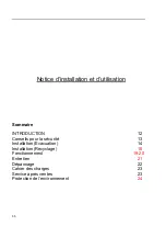 Preview for 12 page of ROSIERES RVSD9800PN Installation And User Manual