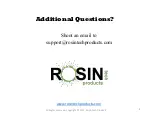 Preview for 8 page of Rosin Tech Go Owner'S Manual