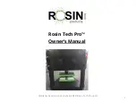 Rosin Tech Rosin Tech Pro Owner'S Manual preview