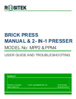 Preview for 1 page of ROSITEK MPP2 User Manual And Troubleshooting