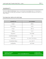 Preview for 12 page of ROSITEK RMP2 User Manual And Troubleshooting