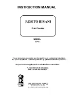 Rosito BisanI CPG Instruction Manual preview