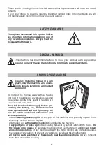 Preview for 2 page of Rosito BisanI TR 110 Operating And Maintenance Manual