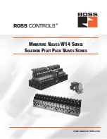 Ross Controls Miniature Valves W14 Series Manual preview