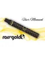 Ross’ Gold Glass Portable Vaporizer User Manual preview