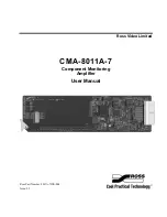 Предварительный просмотр 1 страницы Ross 8011A-7DR-004 User Manual