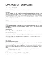 Preview for 3 page of Ross 9259ADR-004-02 User Manual