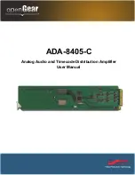 Ross ADA-8405-C User Manual предпросмотр