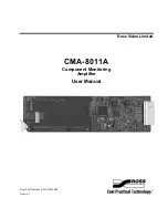 Ross CMA-8011A User Manual предпросмотр