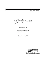 Предварительный просмотр 1 страницы Ross CrossOver 16 Operator'S Manual