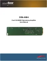 Ross DRA-8604 User Manual preview