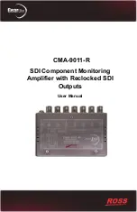 Preview for 1 page of Ross GearLite CMA-9011-R User Manual