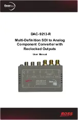 Ross GearLIte DAC-9213-R User Manual предпросмотр