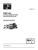 Ross HDBH Series Operating Instructions Manual preview