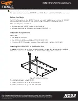 Ross NEWT-IPX Install Manual preview