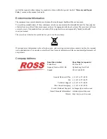 Preview for 5 page of Ross openGear TSI-100 User Manual