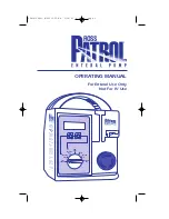 Предварительный просмотр 1 страницы Ross Patrol Enteral Pump Operating Manual