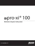 Предварительный просмотр 1 страницы Ross pro-xi 100 Cabling Manual